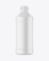 Matte Plastic Bottle Mockup