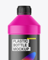 Matte Plastic Bottle Mockup