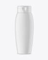 Matte Plastic Shampoo Bottle Mockup