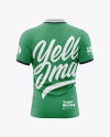 Men's Polo T-Shirt Mockup - Back View