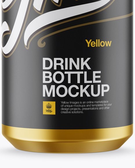 Aluminum Drink Bottle Mockup