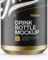 Matte Aluminum Drink Bottle Mockup