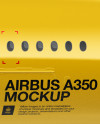 Airbus A 350-900 Mockup - Side View