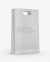 Matte Paper Bag Mockup - Half Side View