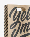 Kraft Paper Bag Mockup - Half Side View