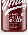Glossy Cosmetic Bottle Mockup Glossy Cosmetic Bottle Mockup