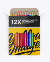 Opened Pencils Carton Pack - Front View