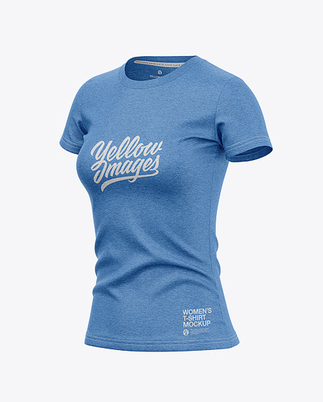 Women’s Heather T-Shirt Mockup