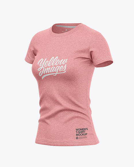 Women’s Heather T-Shirt Mockup