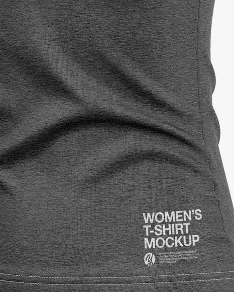 Women’s Heather T-Shirt Mockup