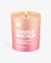 Matte Candle Mockup