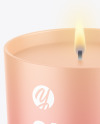 Matte Candle Mockup