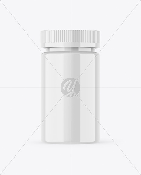 Glossy Bottle Mockup