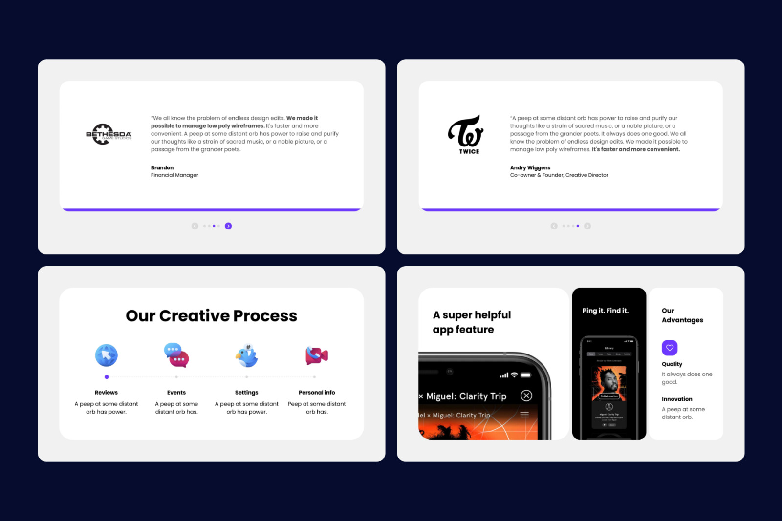 META - Creative Presentation META - Creative Presentation