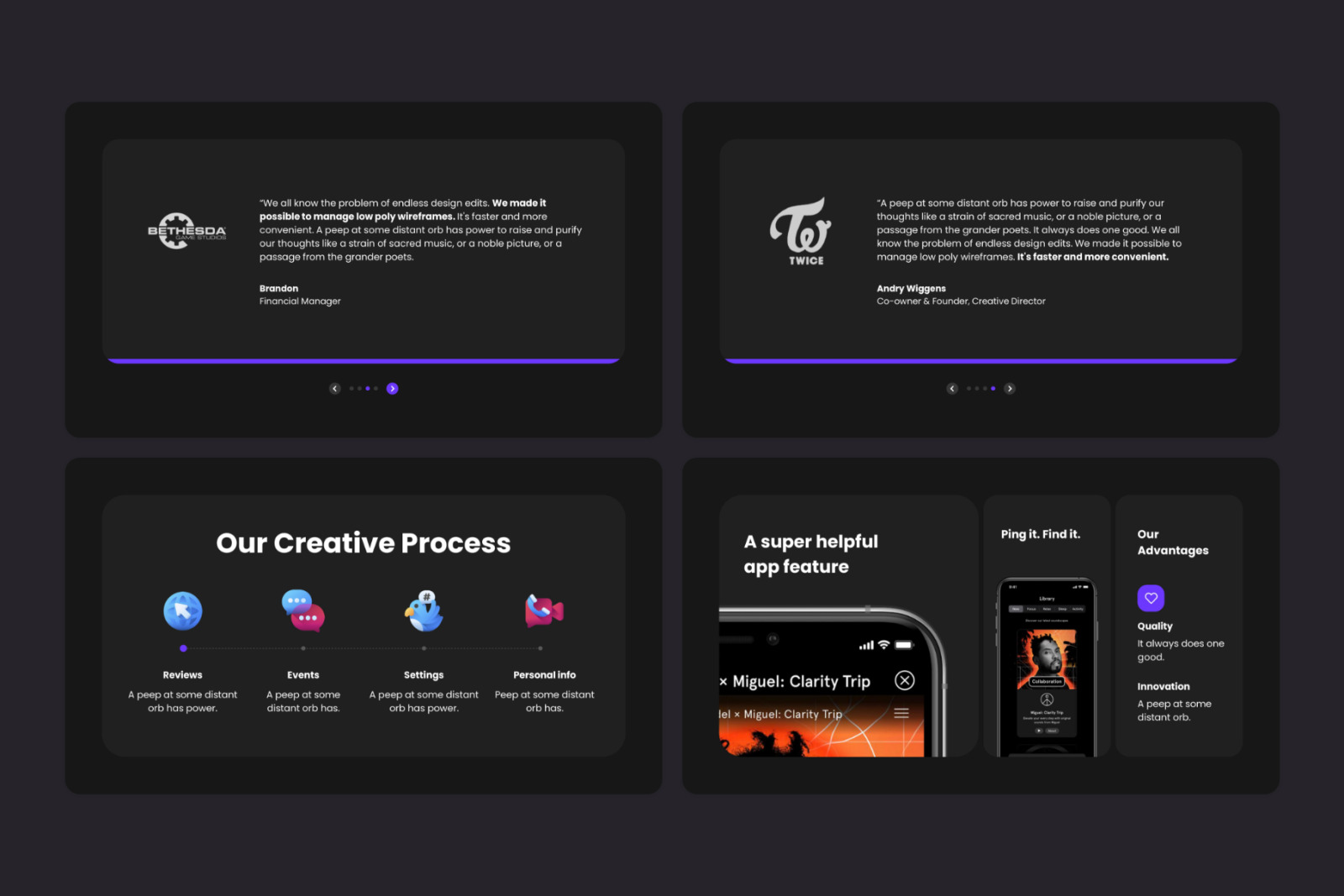 META - Creative Presentation META - Creative Presentation
