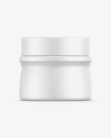 Matte Cosmetic Jar Mockup