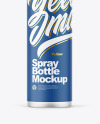 Frosted Spray Bottle Mockup