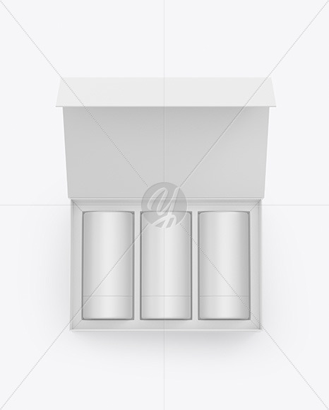 Three Tubes in a Box Mockup