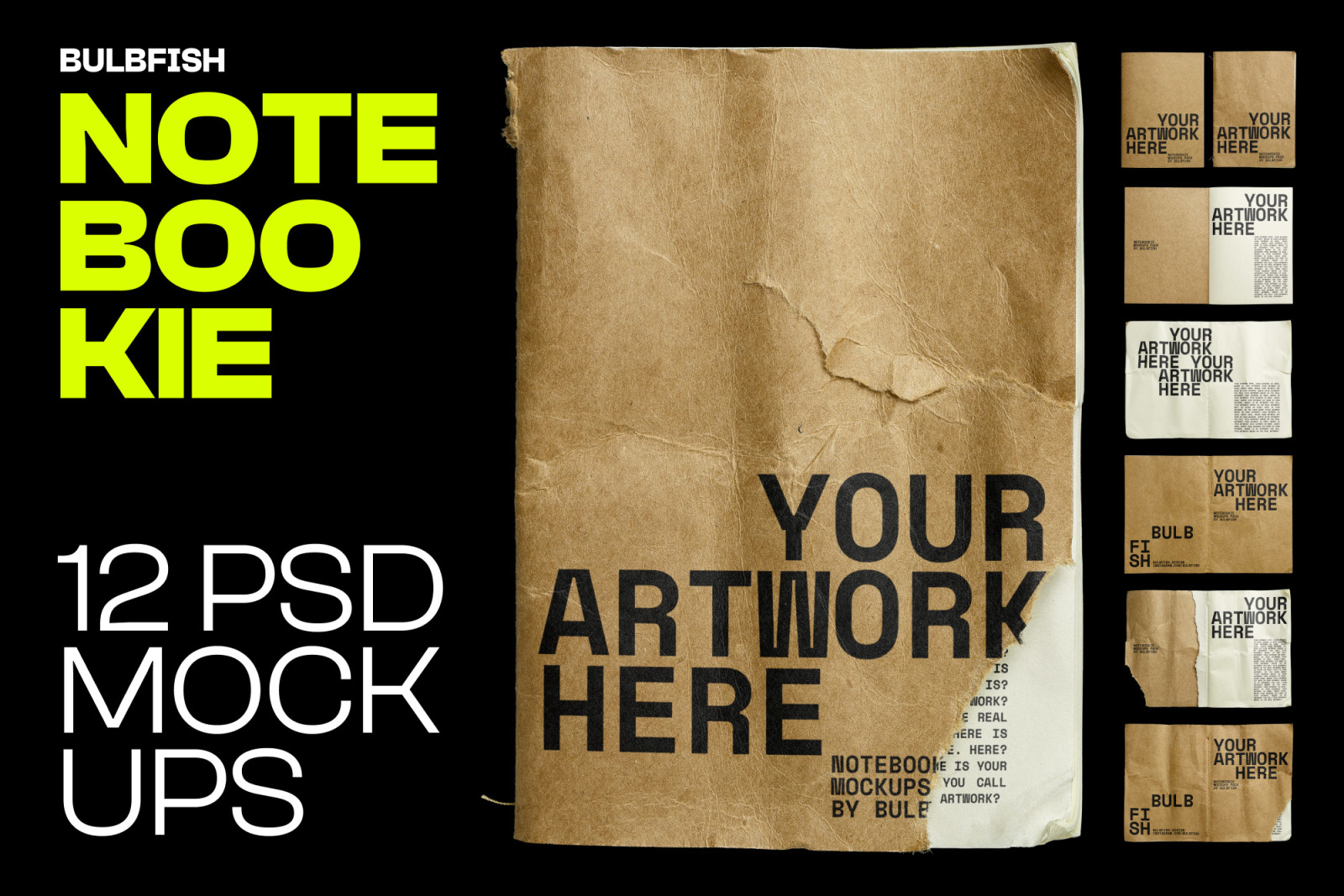 Notebookie - Mockups Pack Notebookie - Mockups Pack