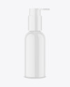 Glossy Pump Bottle Mockup