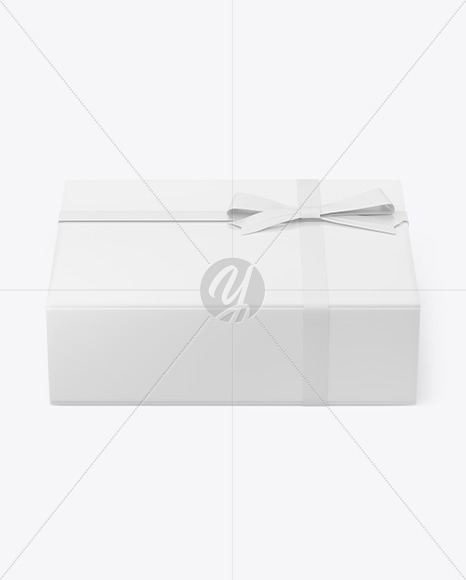 Paper Gift Box Mockup