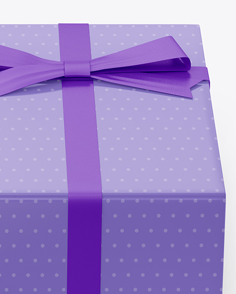 Paper Gift Box Mockup