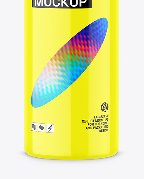 Glossy Pump Bottle Mockup