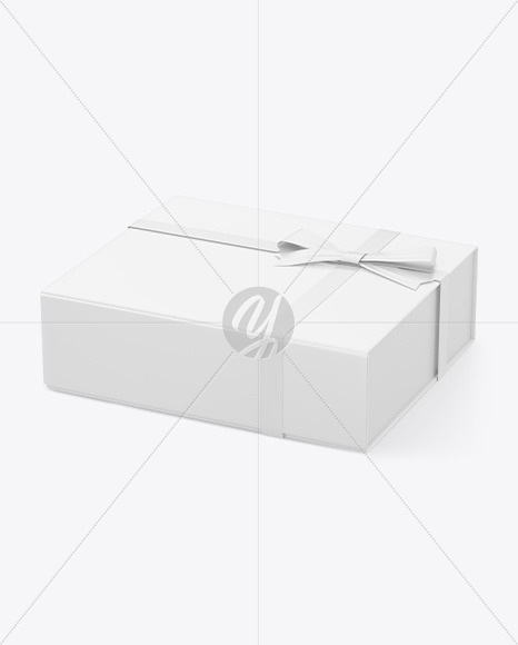 Paper Gift Box Mockup