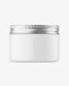 Matte Cosmetic Jar Mockup