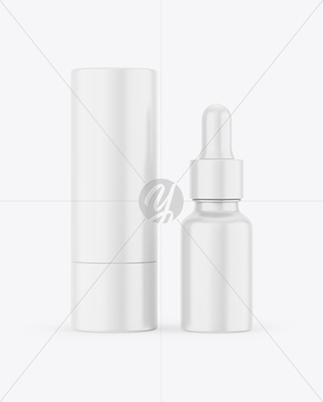 Matte Dropper Bottle & Tube Mockup