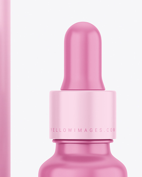 Matte Dropper Bottle &amp; Tube Mockup