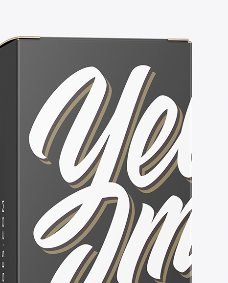 Glossy Plastic Bottle & Box Mockup