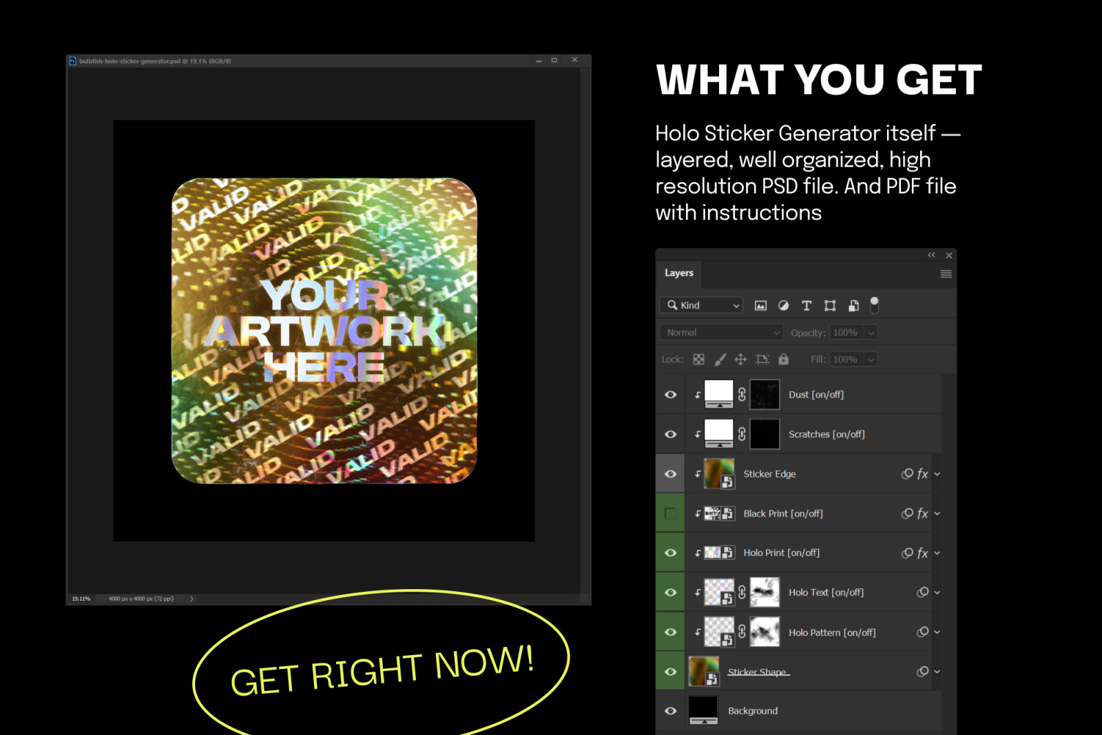 Holo Sticker Generator Holo Sticker Generator