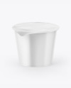 Yogurt Cup Mockup