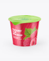 Yogurt Cup Mockup