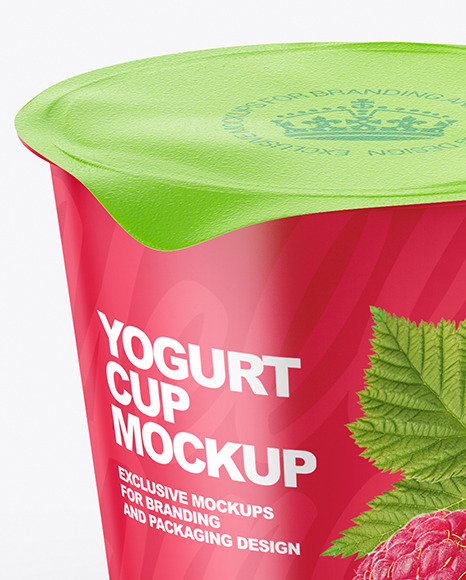 Yogurt Cup Mockup