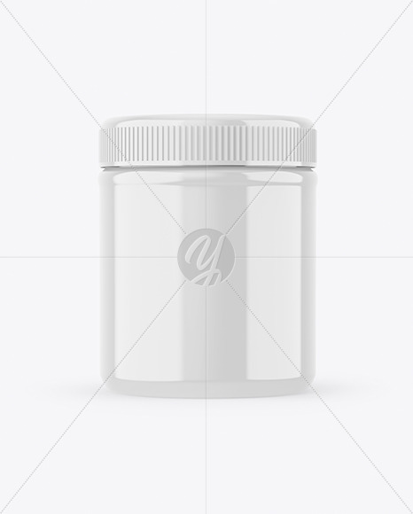 Glossy Jar Mockup