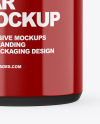 Glossy Jar Mockup