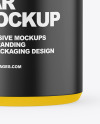 Matte Jar Mockup