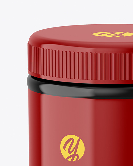 Glossy Jar Mockup