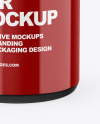 Glossy Jar Mockup