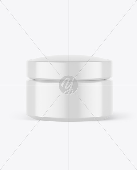 Glossy Cream Jar Mockup