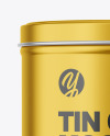 Metallic Tin Can Mockup