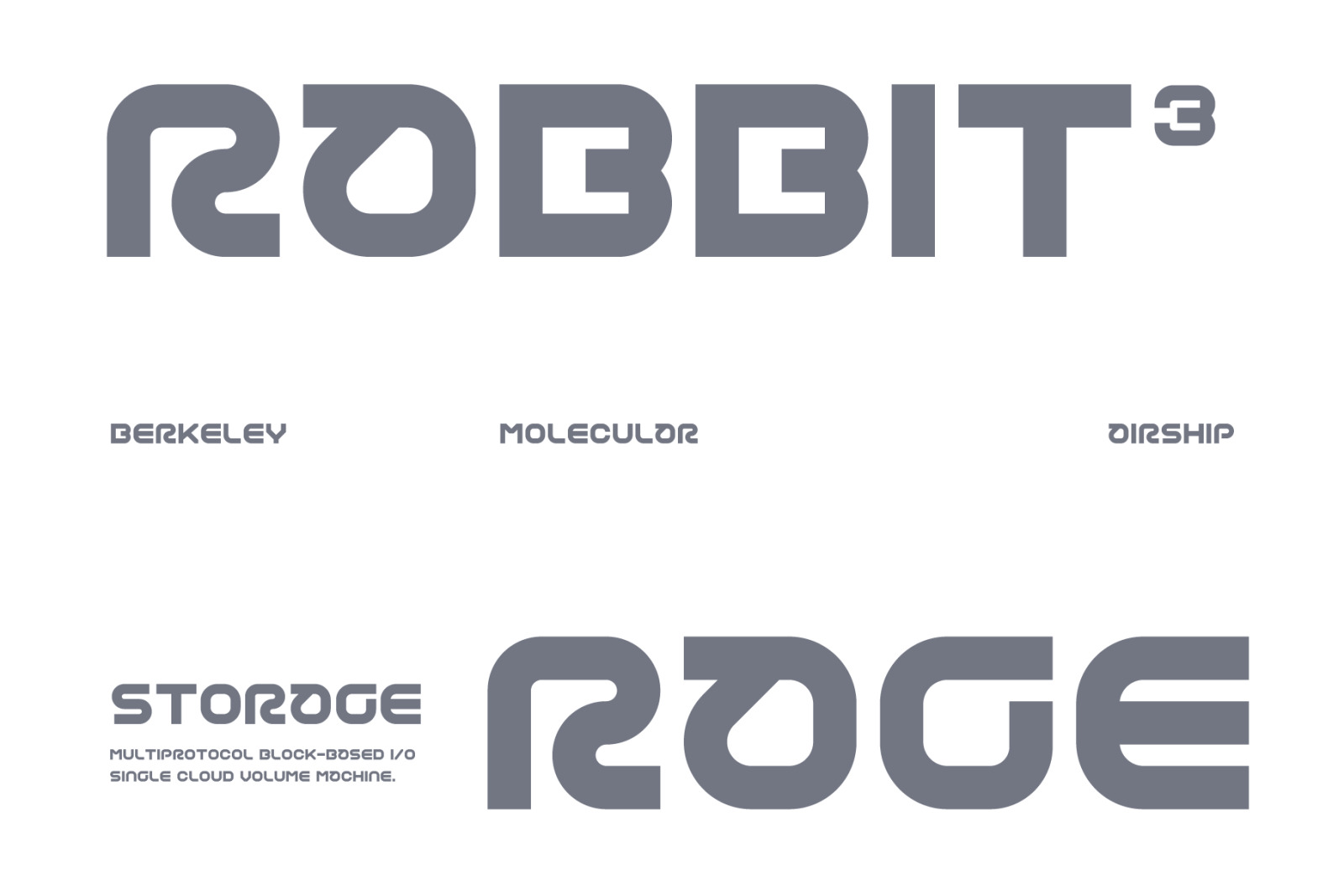 Rboca Tech Unicase Font