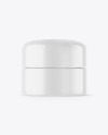 Glossy Cosmetic Jar Mockup