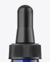 Blue Glass Dropper Bottle Mockup
