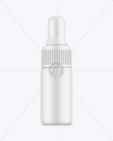 Matte Dropper Bottle Mockup