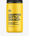 Matte Dropper Bottle Mockup