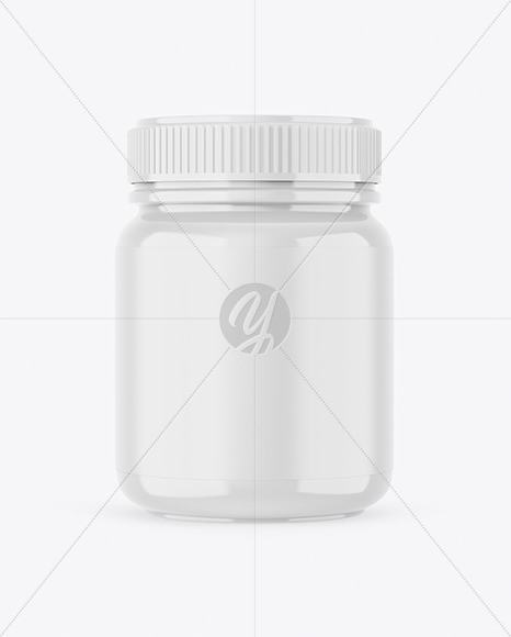 Glossy Jar Mockup