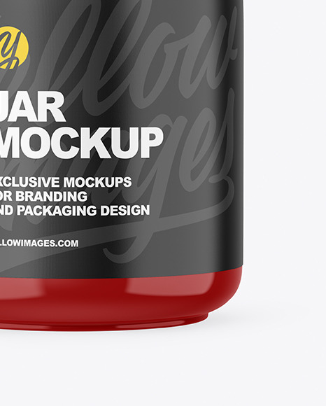 Glossy Jar Mockup